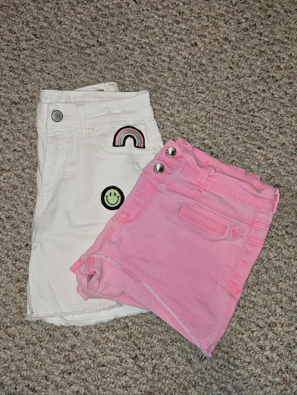 Justice Shorts Bundle Girls Youth Size 16 Pink, White